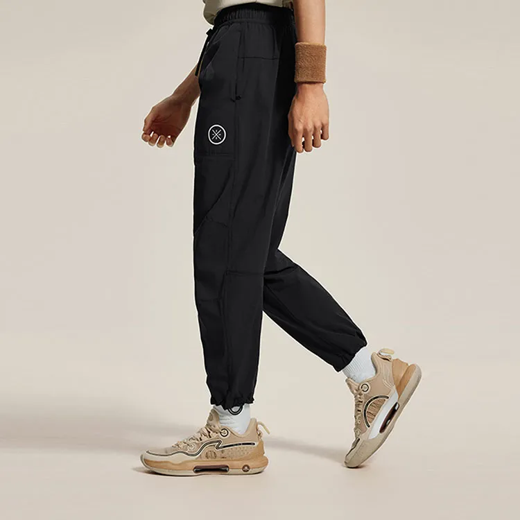 LiNing Knitted Sports Pants Men's Black-3