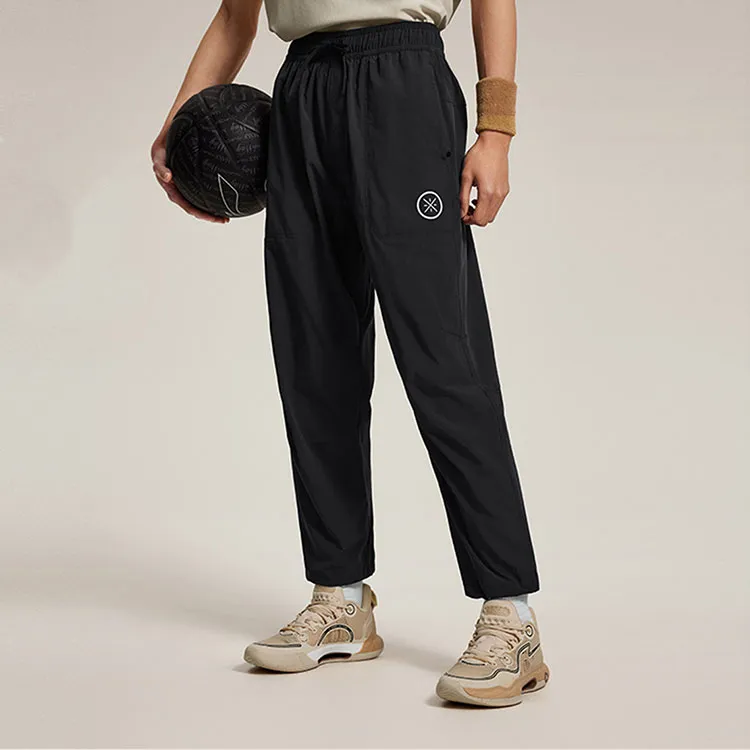 LiNing Knitted Sports Pants Men's Black-2
