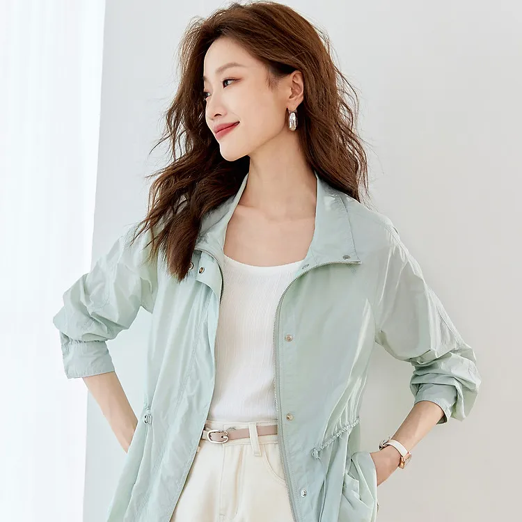 Mo Han Yi Mei Jacket Women's Mint Green-1