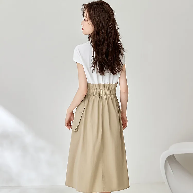 Mo Han Yi Mei Short Sleeved Dress Women's-2