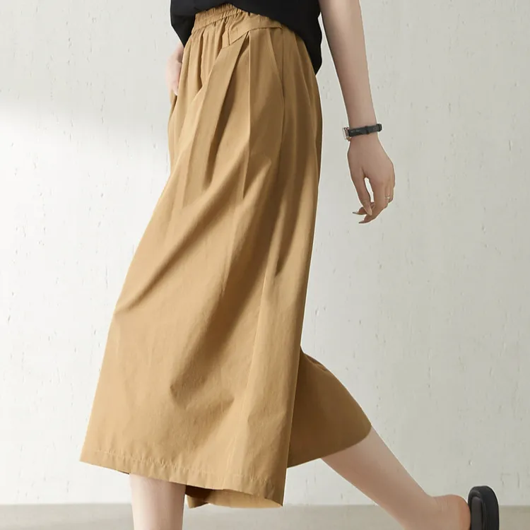 Mo Han Yi Mei Casual Pants Women's Khaki-4