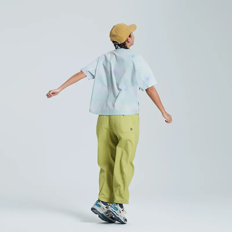 ANGAORUO Casual Pants Women's Mustard Yellow-2