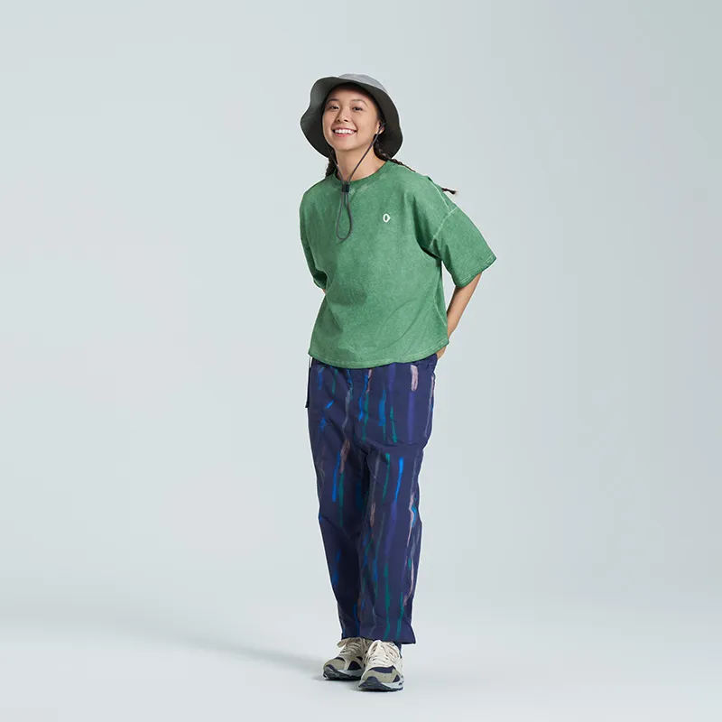 ANGAORUO Casual Pants Women's Navy-2