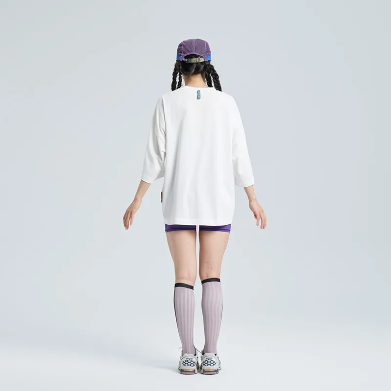 ANGAORUO T Shirt Women's Bleached-2