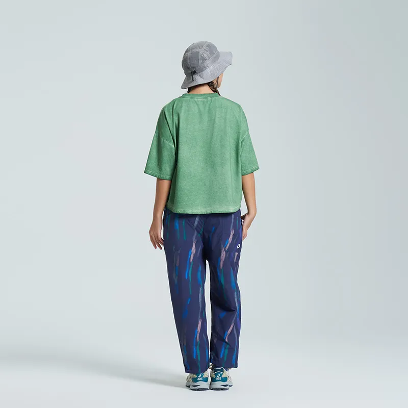 ANGAORUO Casual Pants Women's Navy-3
