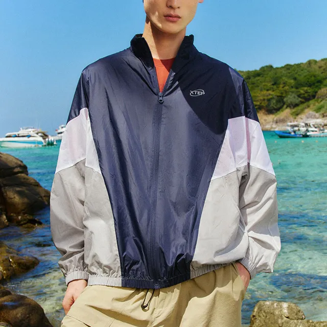 XTEP Sun Protection Clothing Unisex Swaying Blue-2