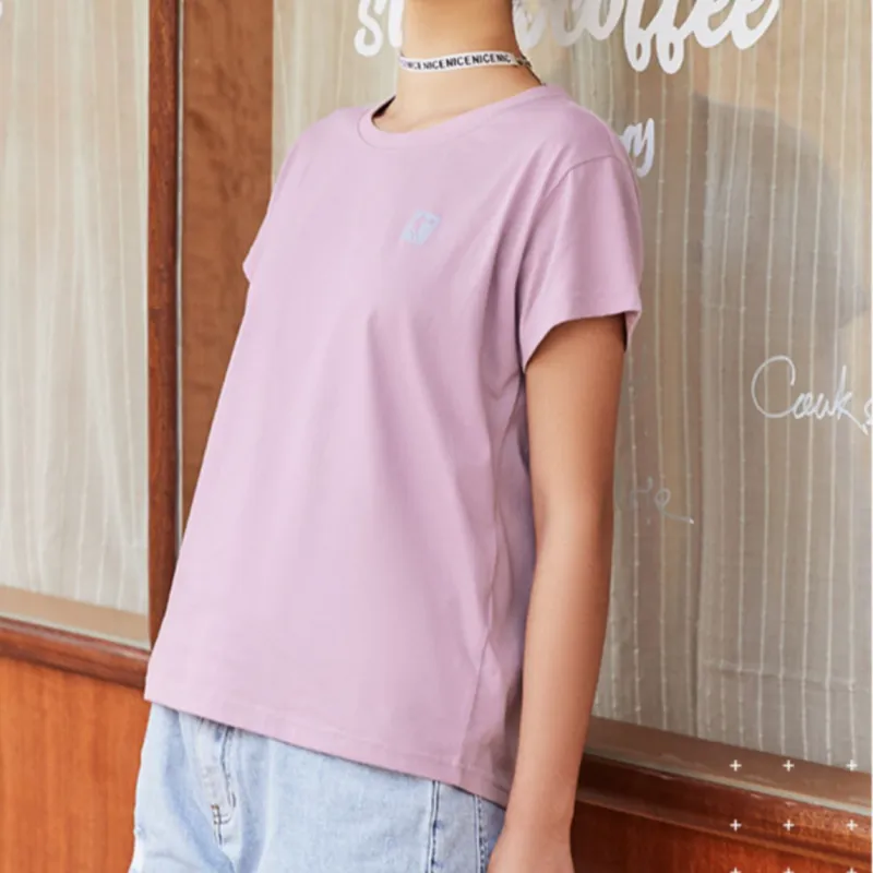 QIAODAN T Shirt Women's Phantasm Purple-3