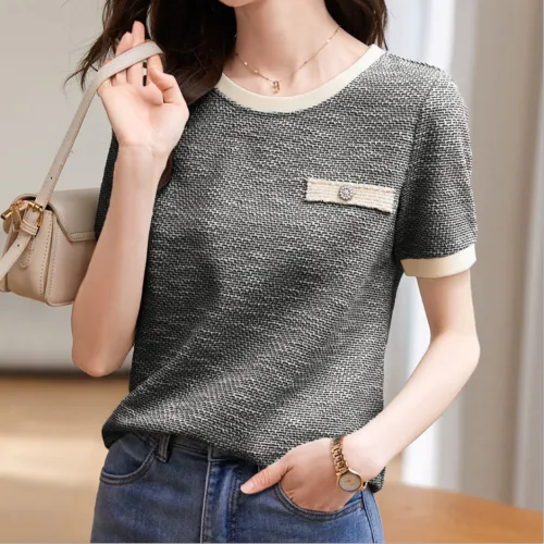 Mo Han Yi Mei Regular T Shirt Women's Black