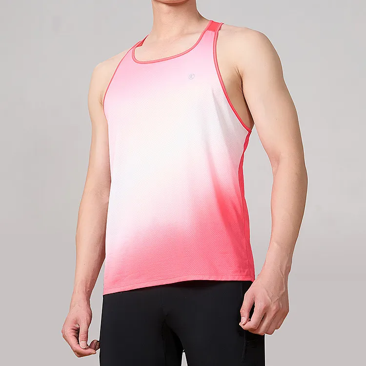 QIAODAN Tank Top · Men's Fluorescent Flying Shadow Pink-2