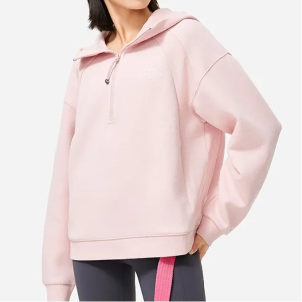 LiNing Fitness Series Sweatshirt Women's Light Blush Pink-4