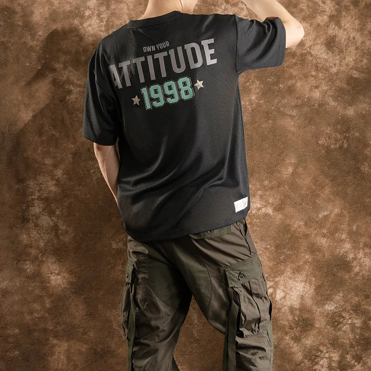VICTOR T Shirt Unisex Carbon Black-2