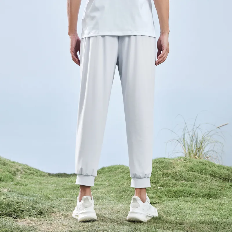 Erke Knitted Sweatpants Unisex Cloud Gray-2