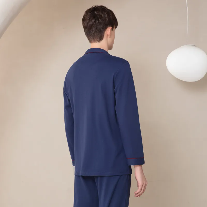 Red Beans At Home Pajama Set Men's-1