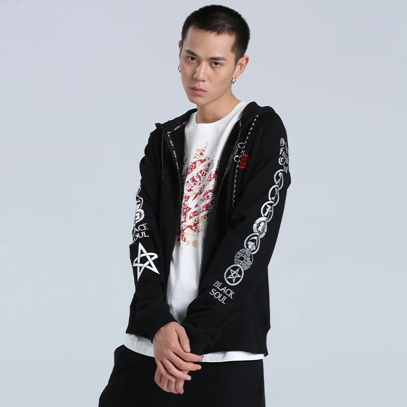 ONIARAI Sweatshirts Men Black-2