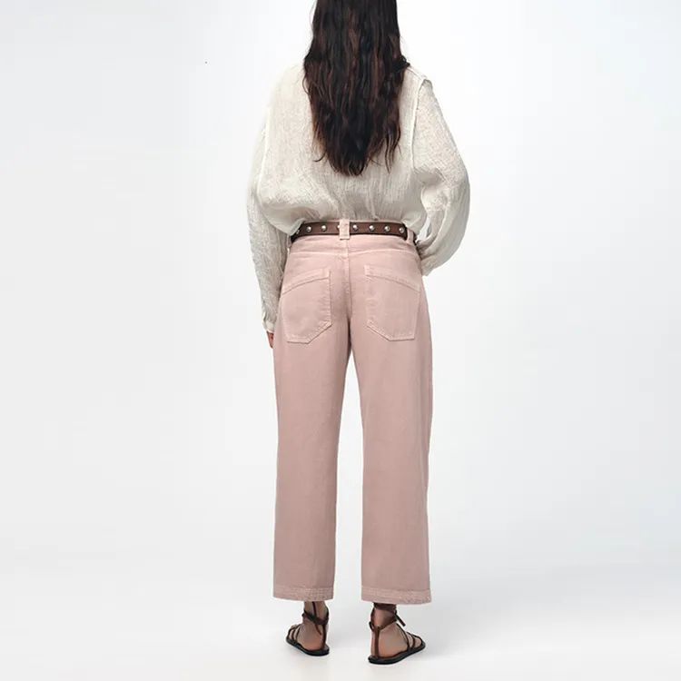 ZARA Jeans Women's Pink-4