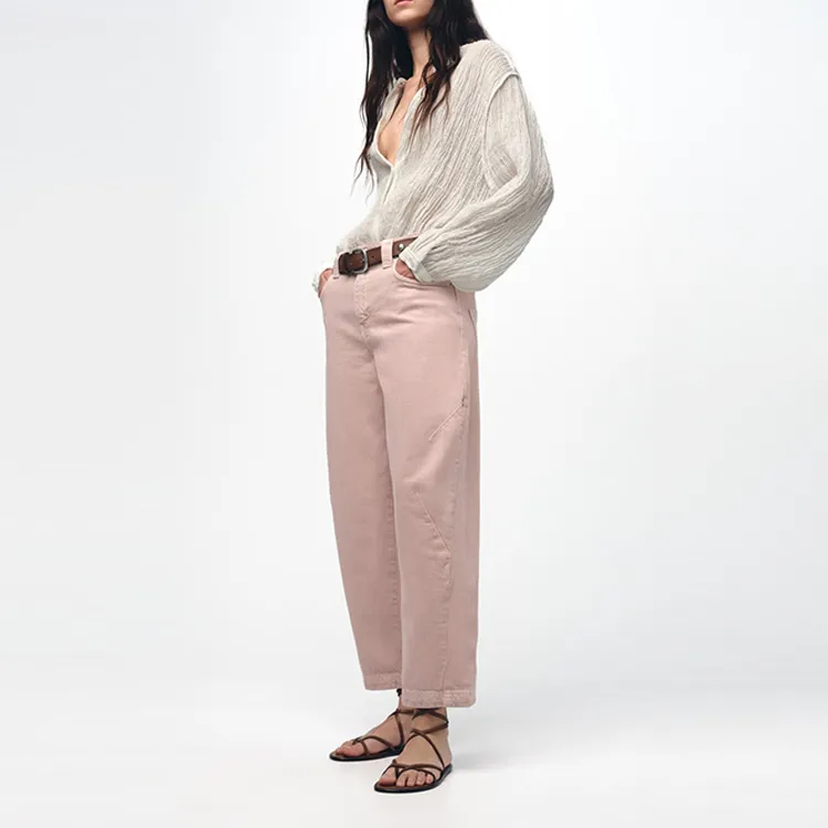 ZARA Jeans Women's Pink-1