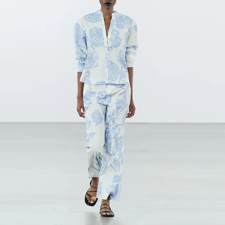 ZARA Shirts Women's Blue-3