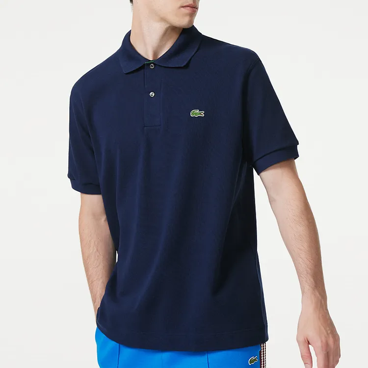 LACOSTE Polo Shirt Men's Navy Blue-1