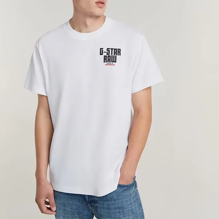 G STAR RAW T Shirts Men White-2