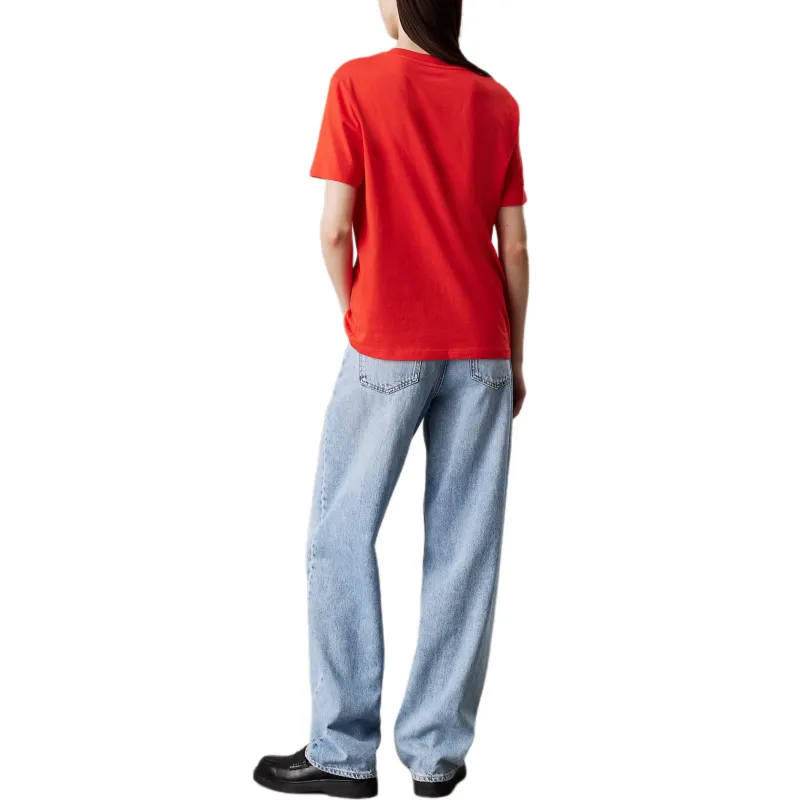 CALVIN KLEIN T Shirt Women's Red Europe Version-1