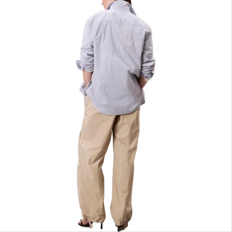 CALVIN KLEIN Casual Pants Europe Version Women's White Pepper-1