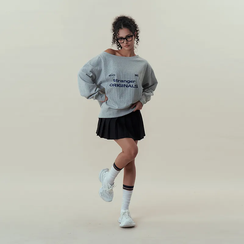 11ESTRANGER Sweatshirt Unisex Dark Heather Gray-5