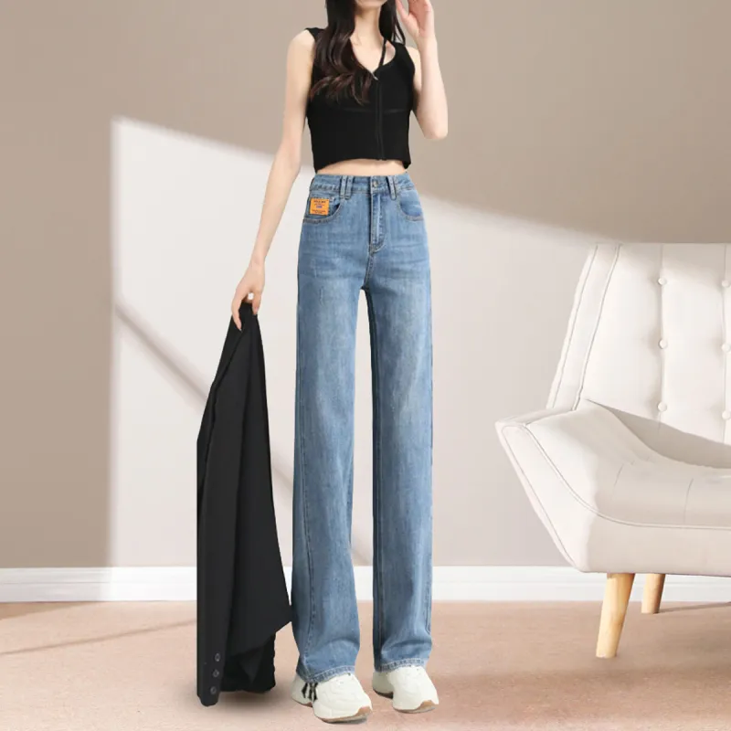 Weixi Jeans Women's Light Blue-11