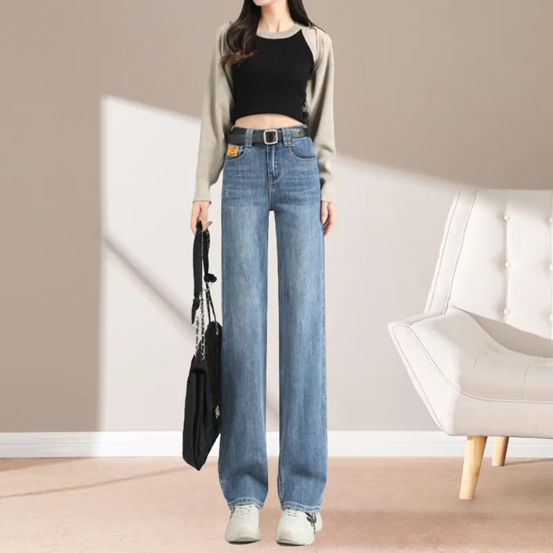 Weixi Jeans Women's Light Blue-12