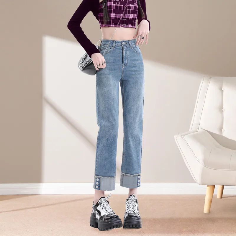 Weixi Jeans Women's Blue-5