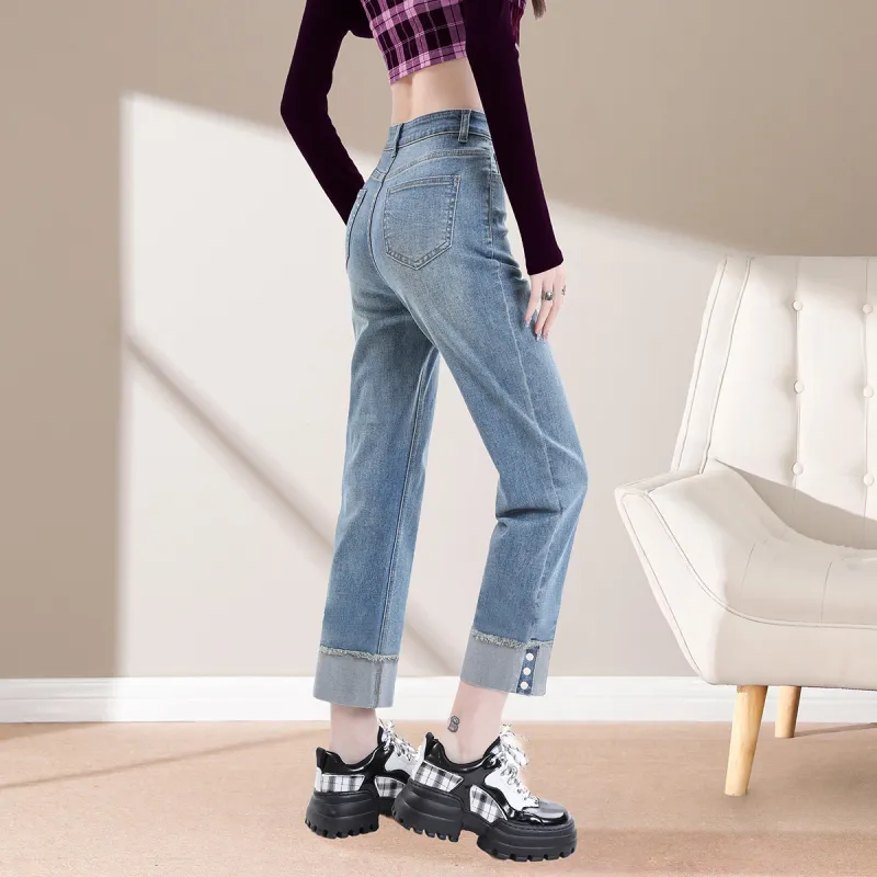 Weixi Jeans Women's Blue-9