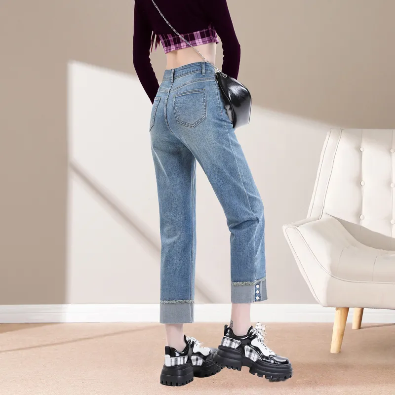 Weixi Jeans Women's Blue-10