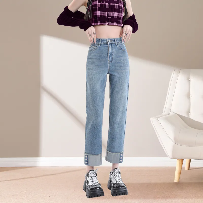 Weixi Jeans Women's Blue-3