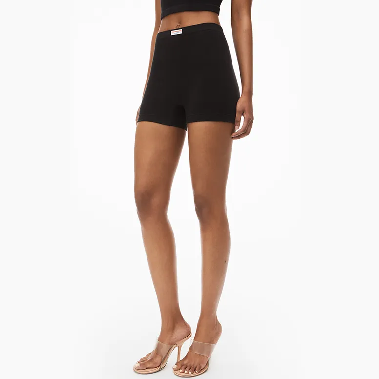 Alexander Wang FW24 Cycling Pants Women's Black-3