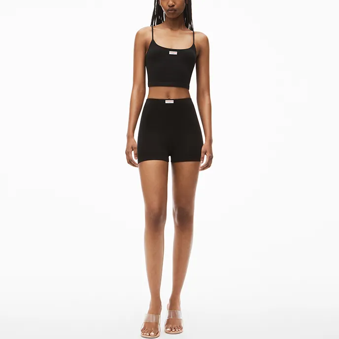 Alexander Wang FW24 Cycling Pants Women's Black-1