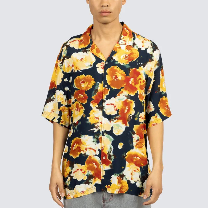 PLEASURES Portion Button Down Shirt-2