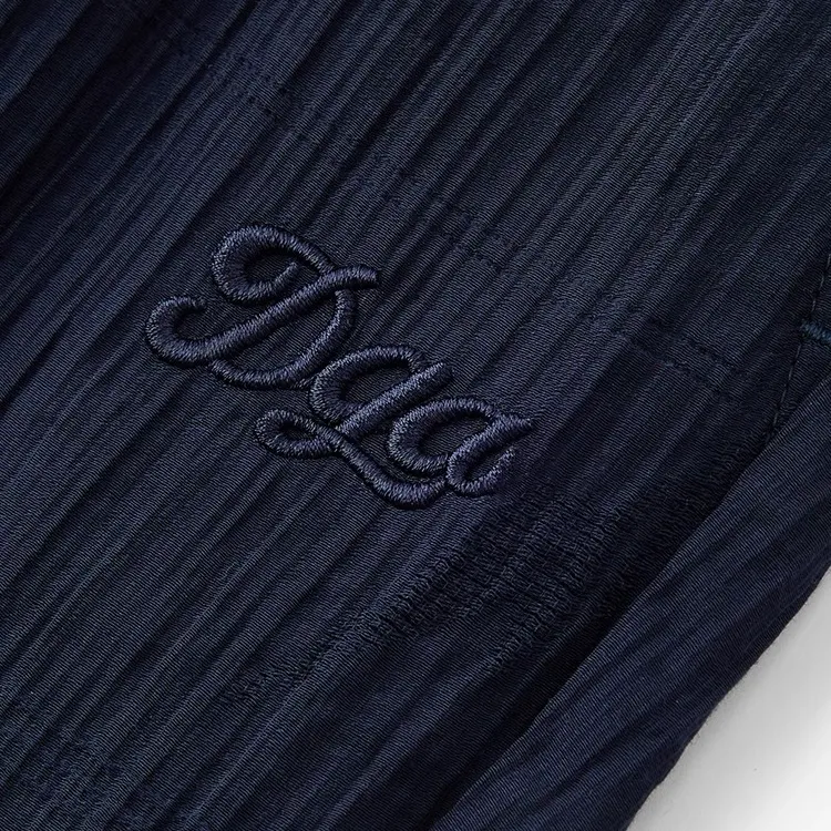 DEGAIA SS25 Casual Pants Men's Navy Blue-3