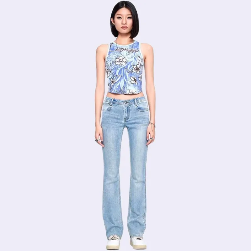 Ed Hardy SS25 Jeans Women's Indigo-2