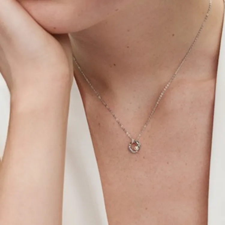Pandora Sterling Silver Necklaces Women's Silver-1