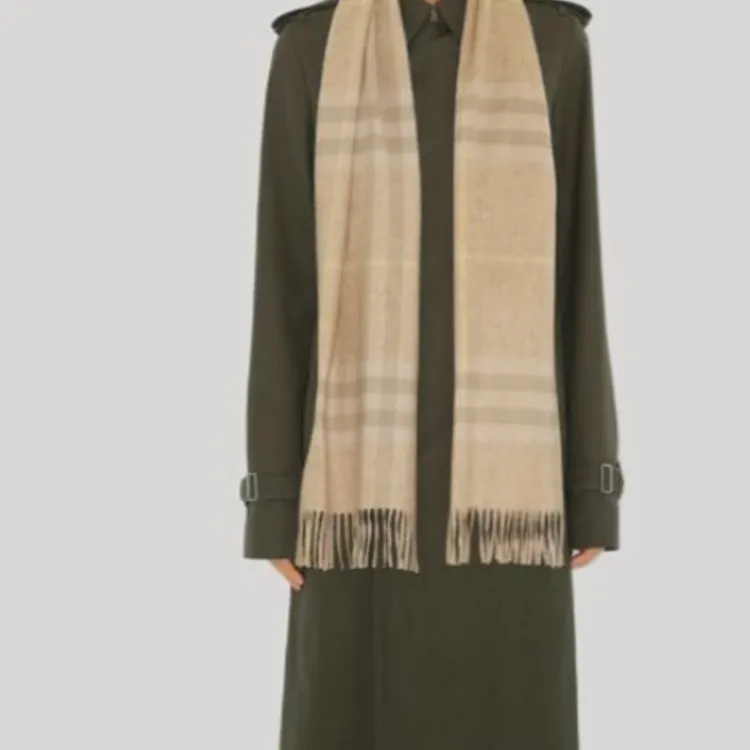 Burberry Reversible Checked Cashmere Scarf-2