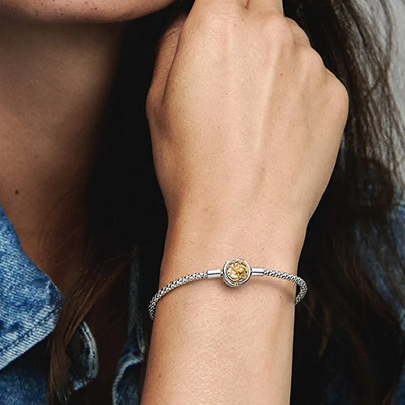 Pandora Silver Bangles Women's Silver-2
