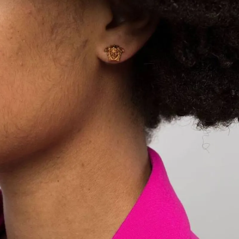 VERSACE Medusa Stud Earrings-2