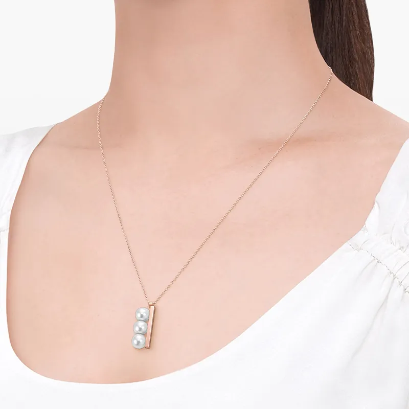 TASAKI 18kt Sakuragold Balance Plus Neo Pearl Necklace-2