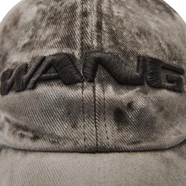 Alexander Wang 3D Logo Embroidered Flocked Denim Cap-2