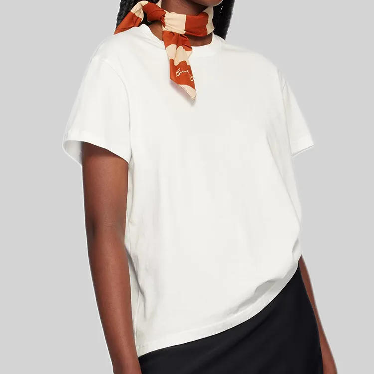 Burberry Cotton Bali Yarn Silk Scarves Unisex Orange/Beige-2