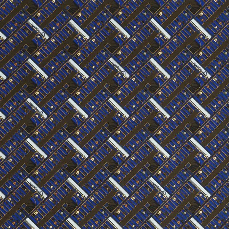 Burberry Geometric print Silk Scarf-2