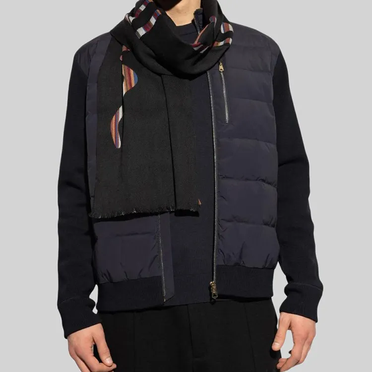 Paul Smith Wool Scarf With Logo-1