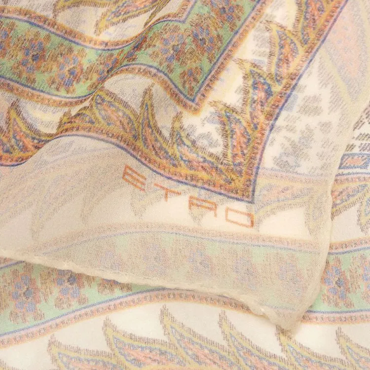 ETRO Paisley print Silk Scarf-2