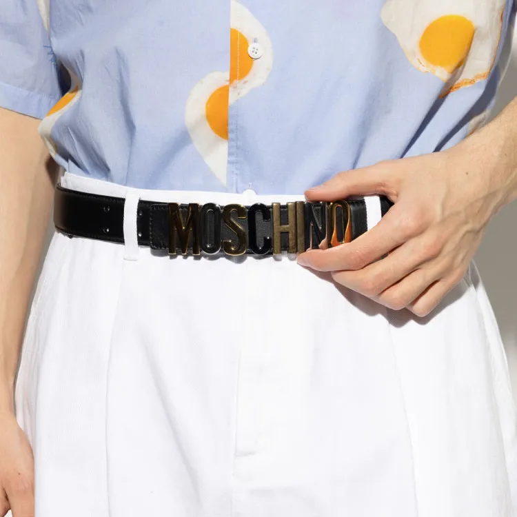 MOSCHINO Logo Lettering Belt-2