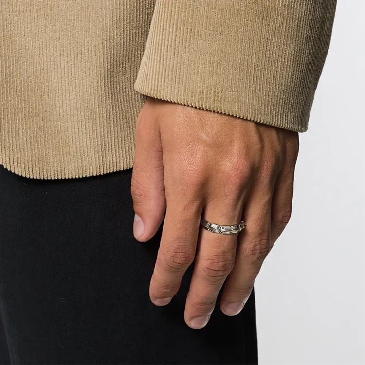 EMANUELE BICOCCHI Croc Ring-1