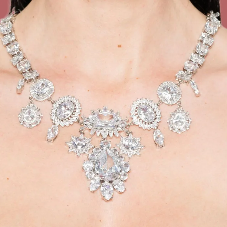 Paco Rabanne Crystal embellished Necklace-2